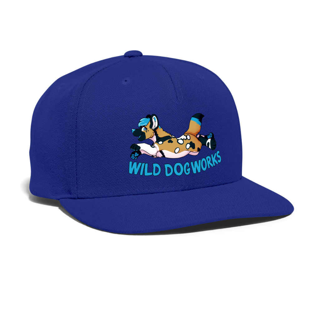Snapback Baseball Cap - royal blue