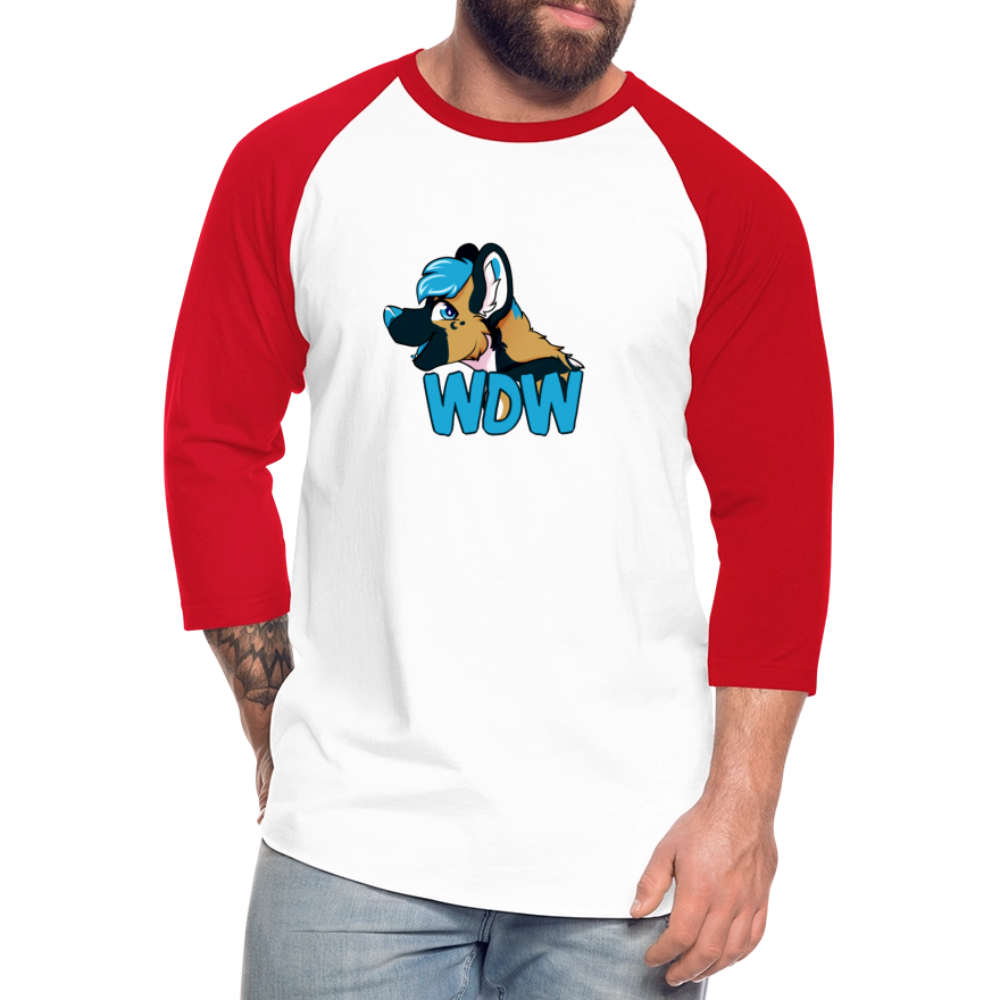Baseball T-Shirt - white/red