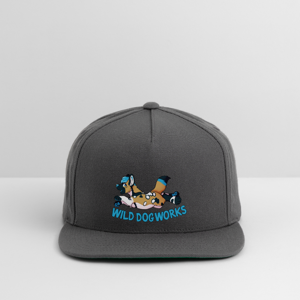 Snapback Baseball Cap - dark grey