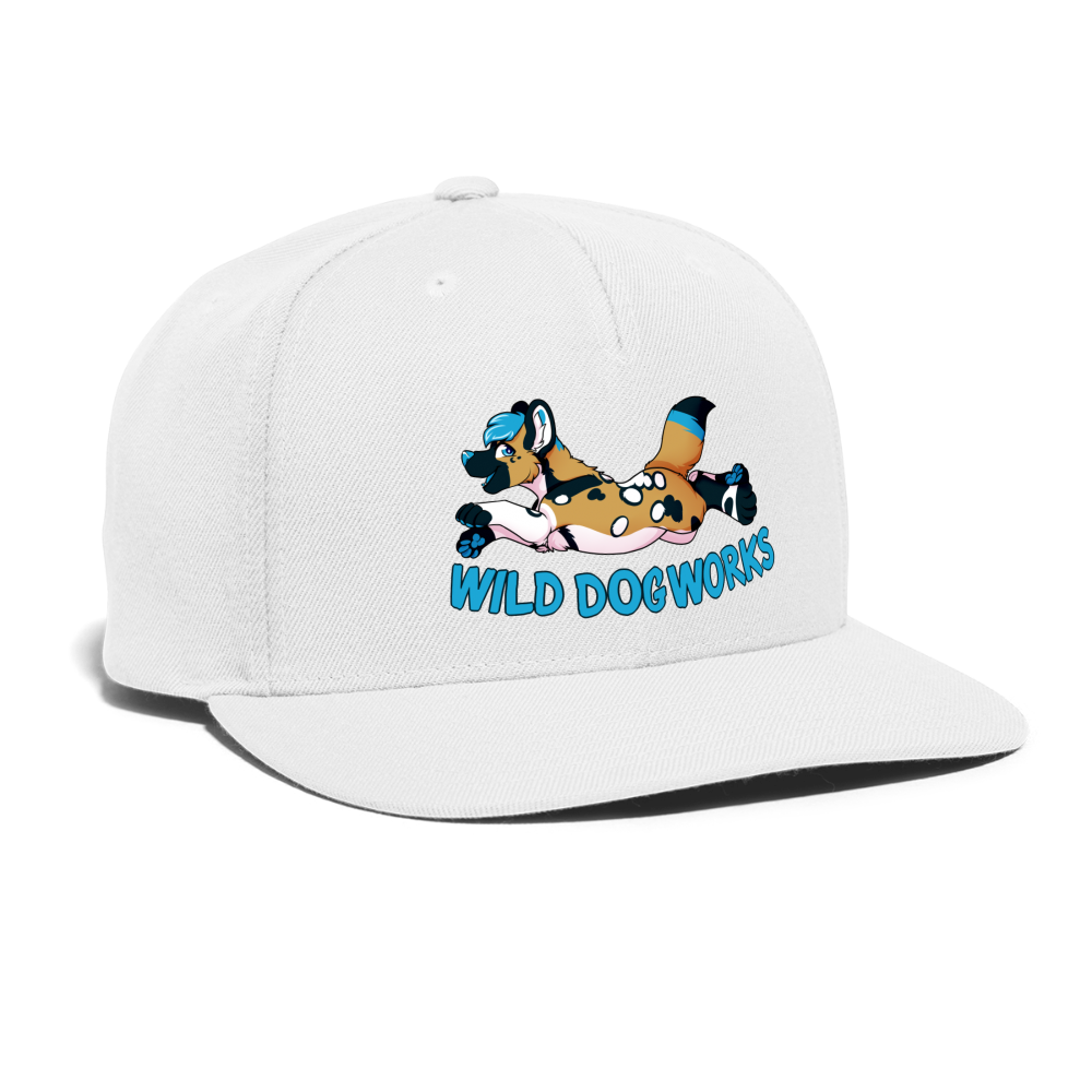 Snapback Baseball Cap - white