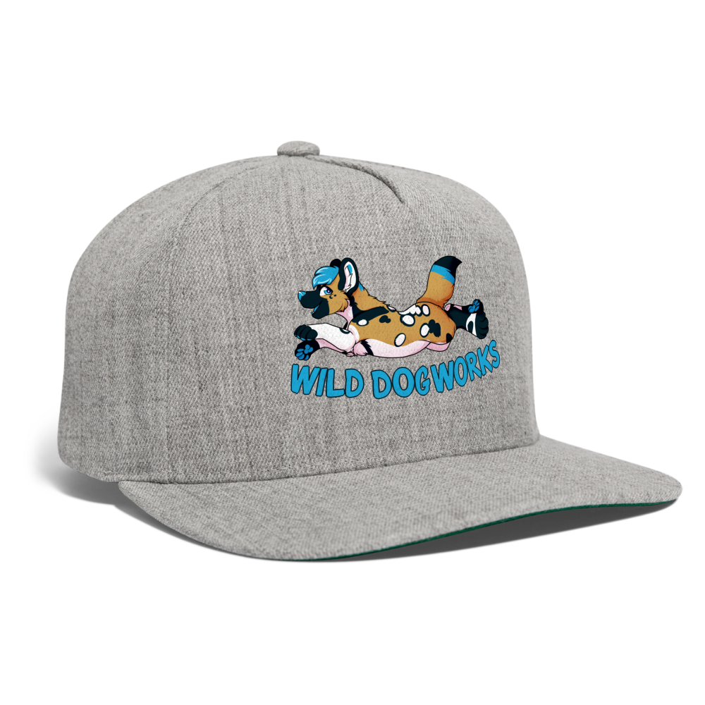 Snapback Baseball Cap - heather gray