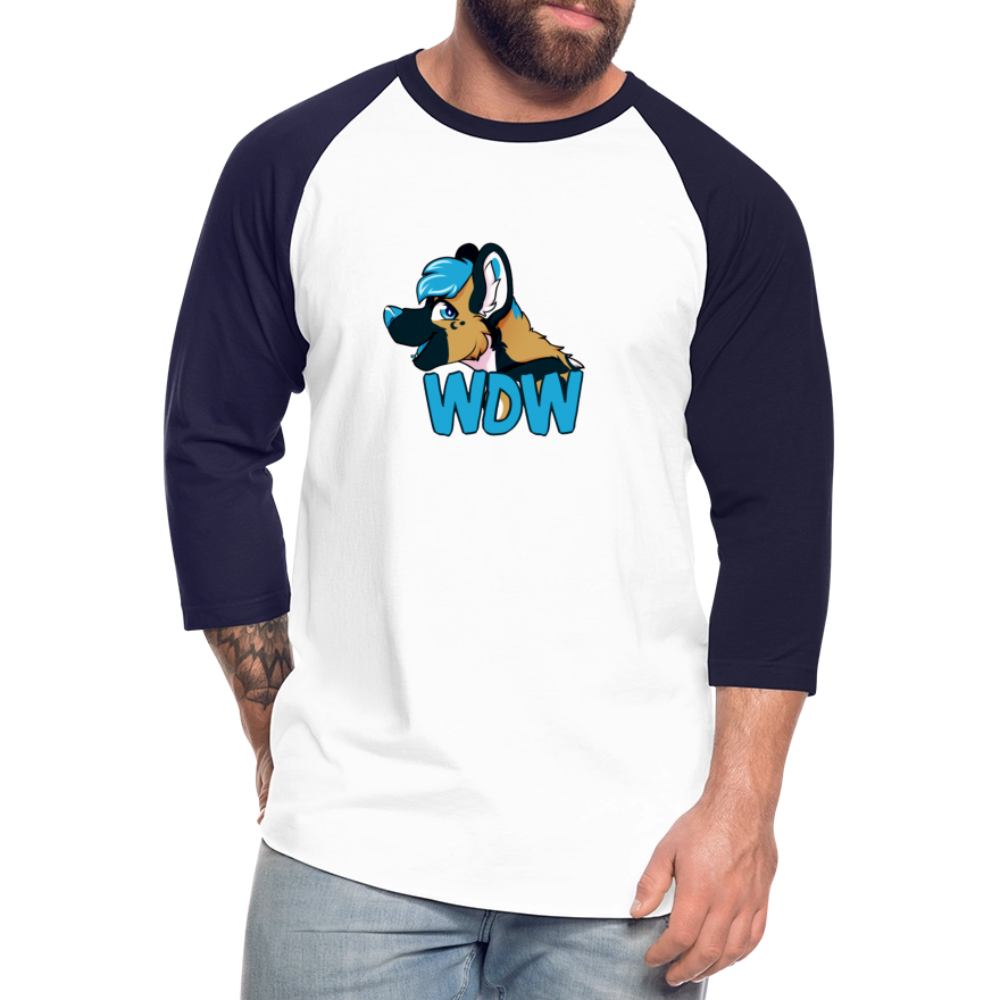 Baseball T-Shirt - white/navy