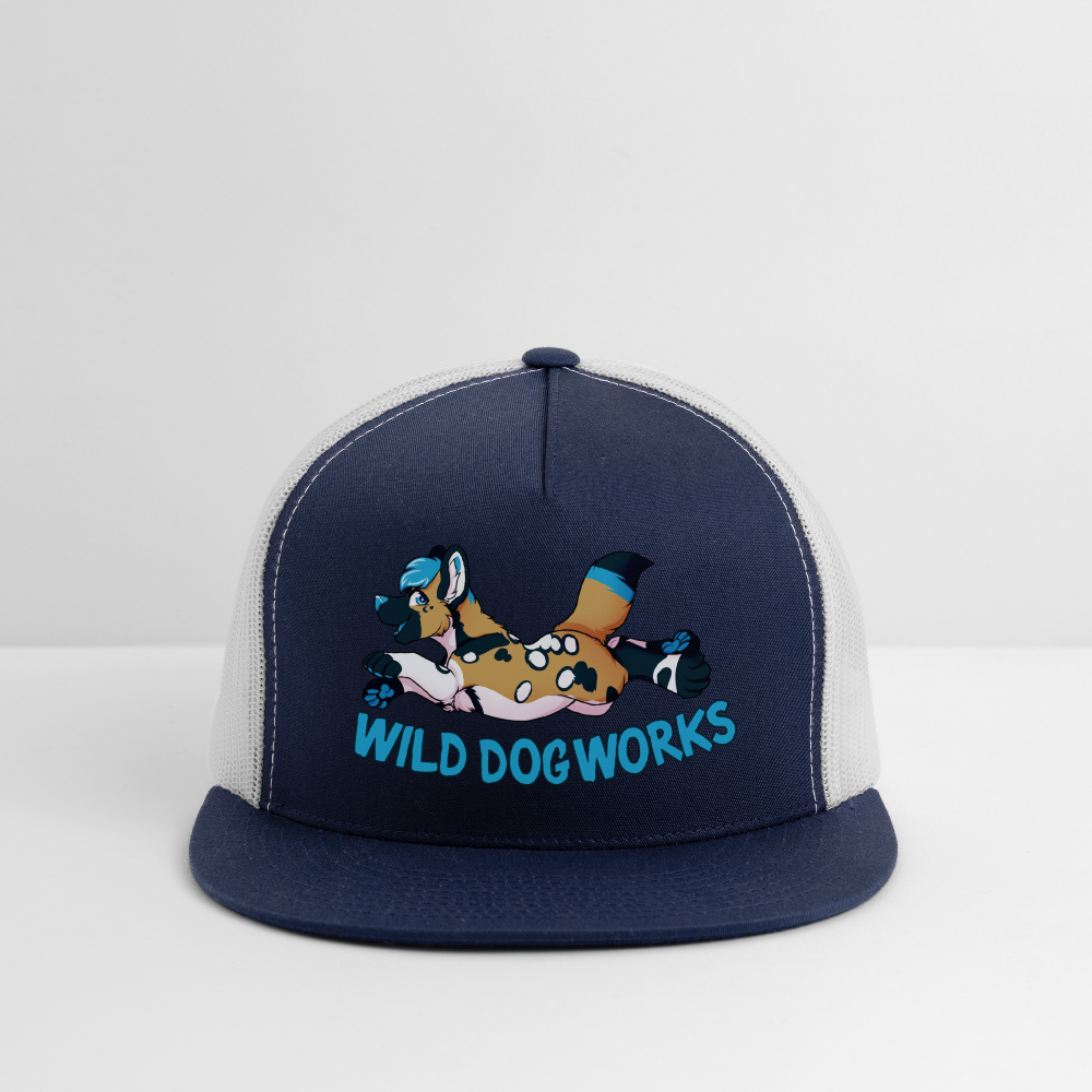 Trucker Hat - navy/white