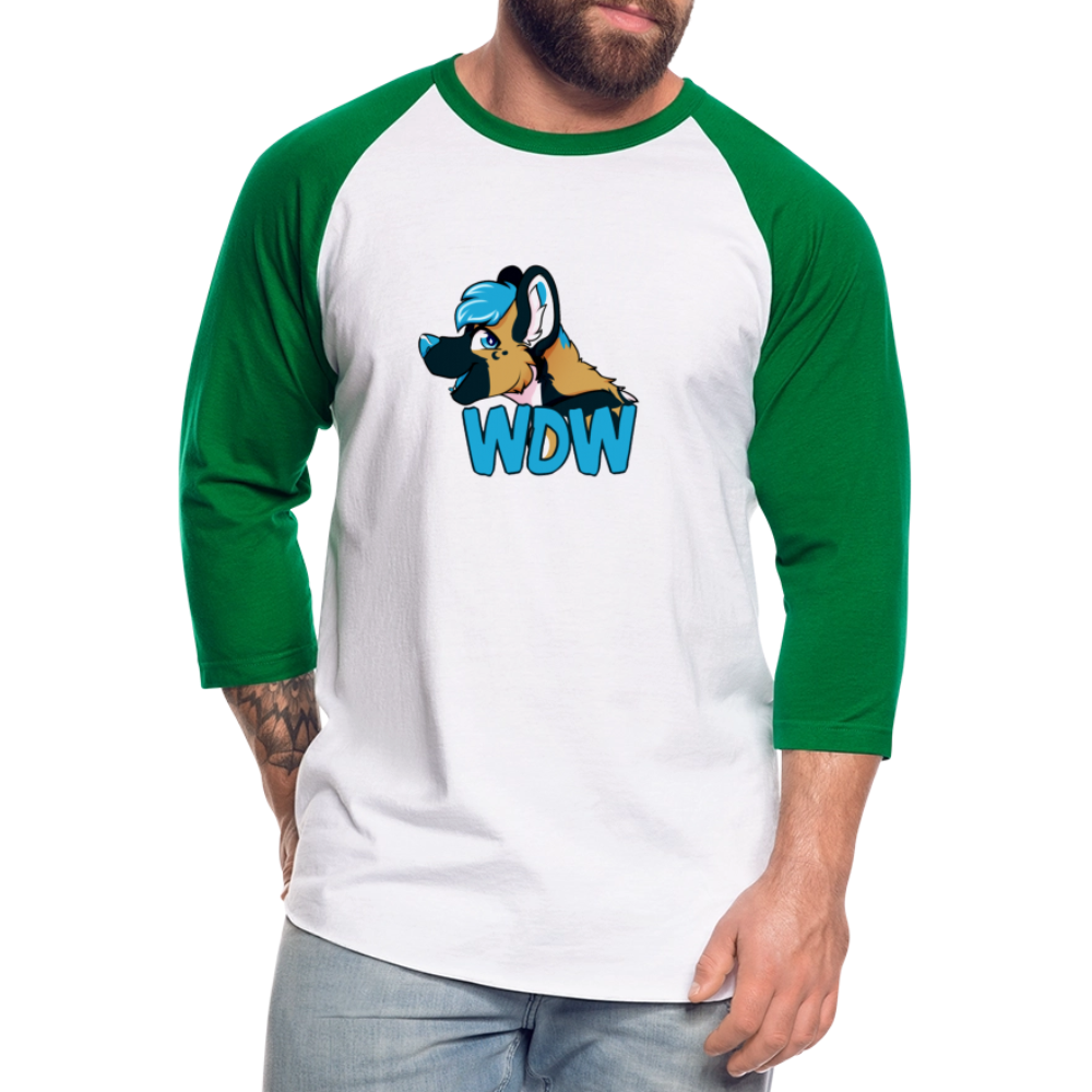 Baseball T-Shirt - white/kelly green