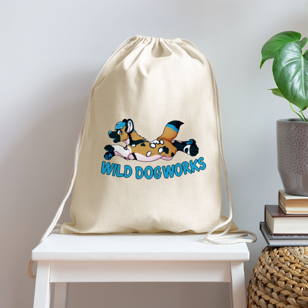 Cotton Drawstring Bag - natural