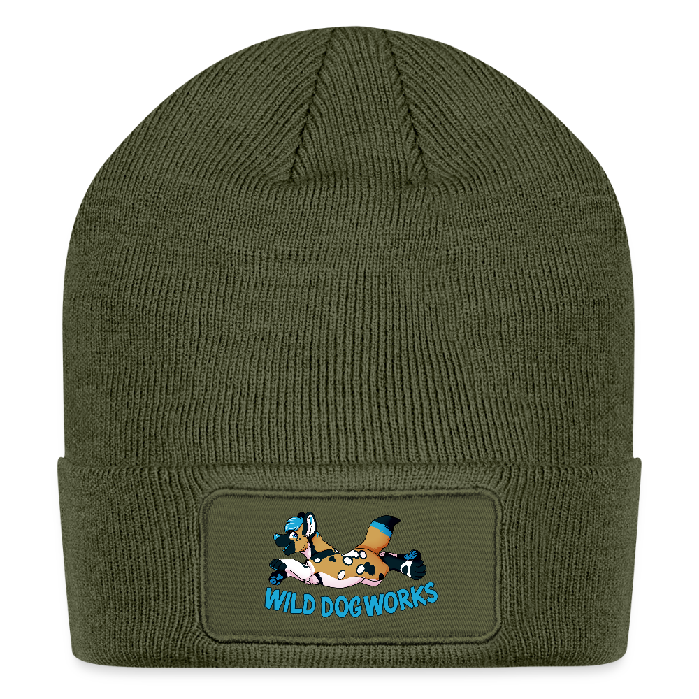 Patch Beanie - olive