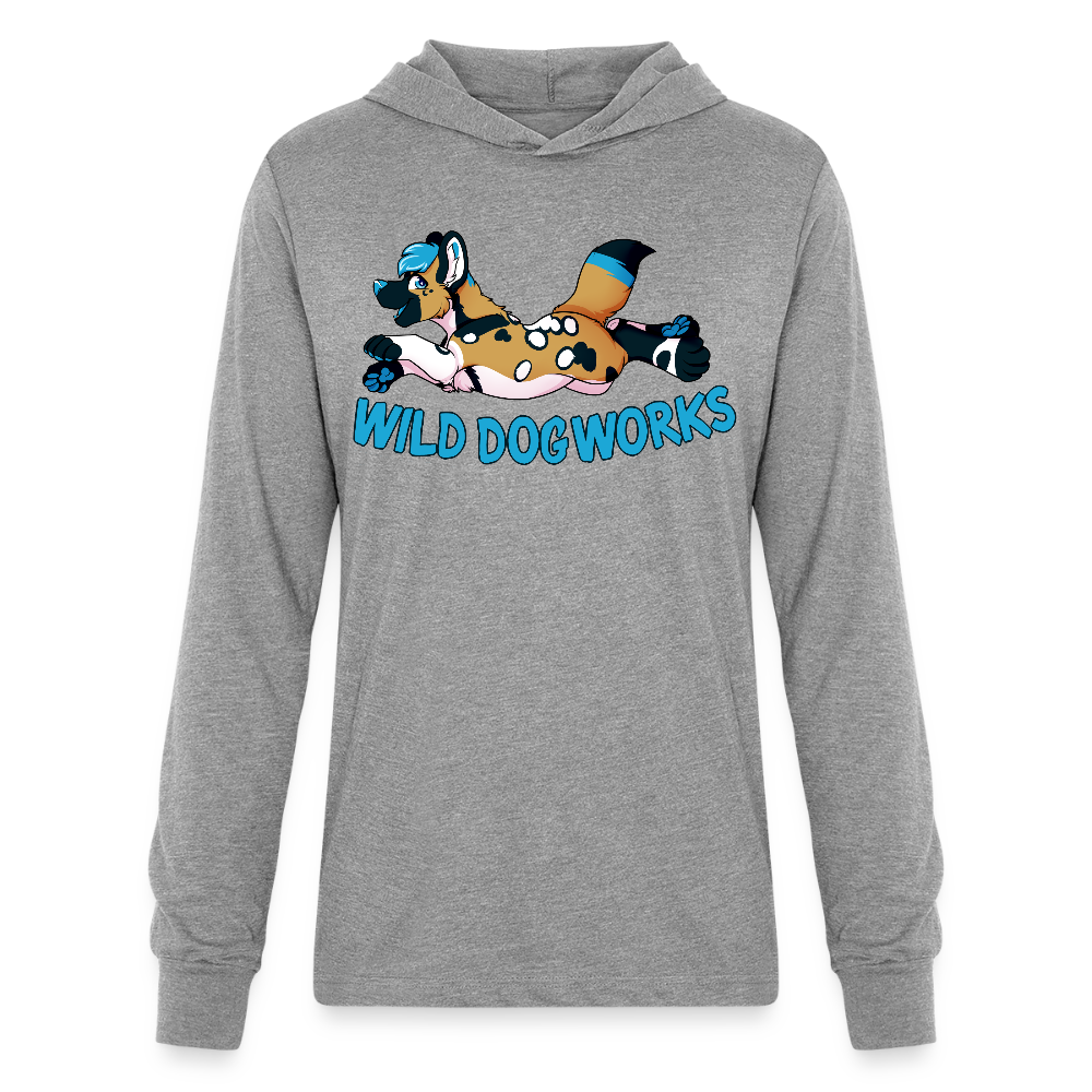 Unisex Long Sleeve Hoodie Shirt - heather grey