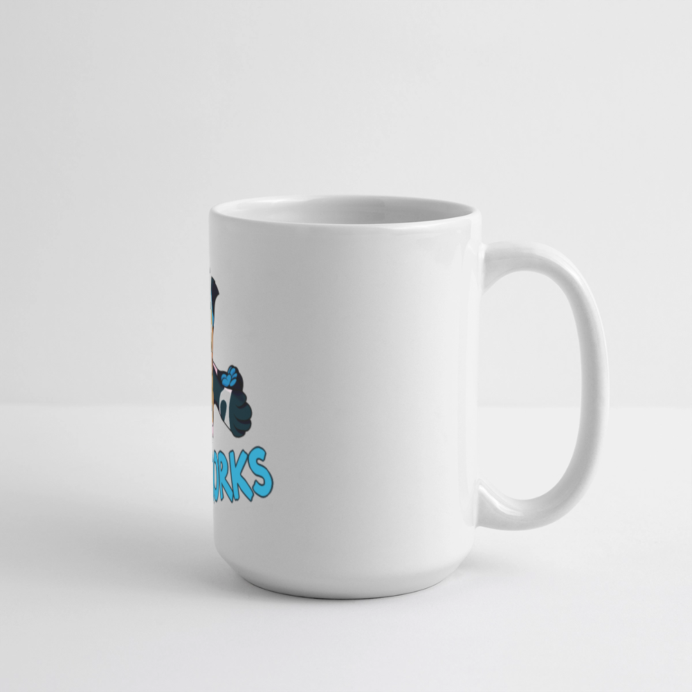 Panoramic Coffee/Tea Mug 15 oz - white