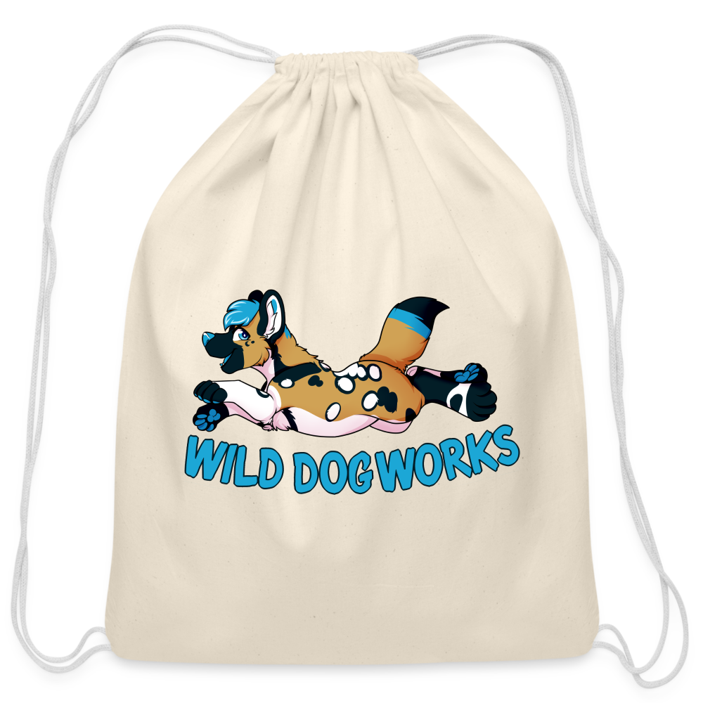Cotton Drawstring Bag - natural