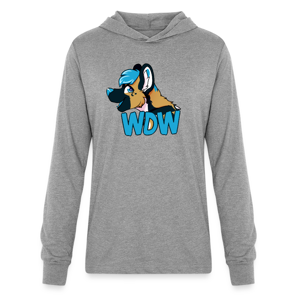 Unisex Long Sleeve Hoodie Shirt - heather grey