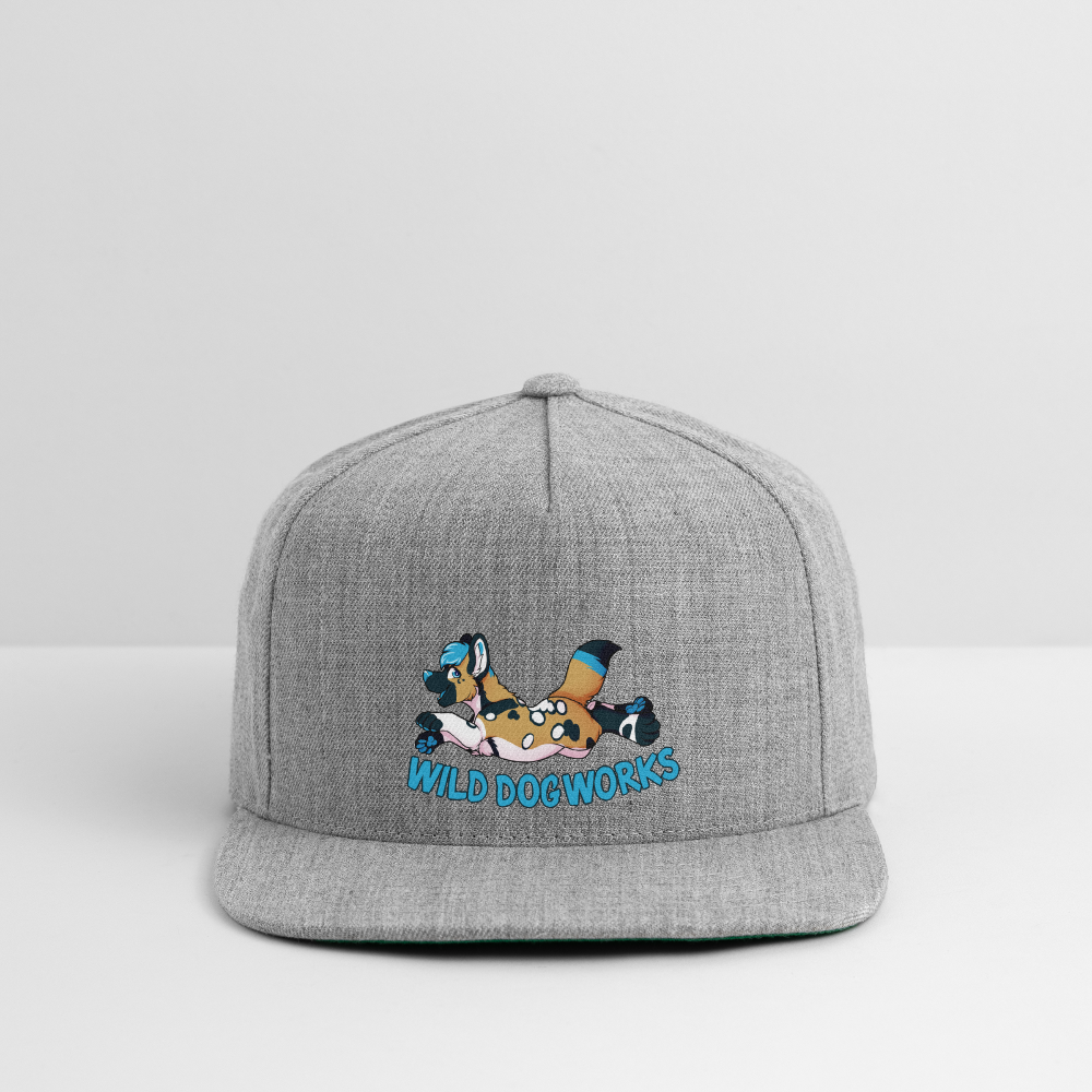 Snapback Baseball Cap - heather gray