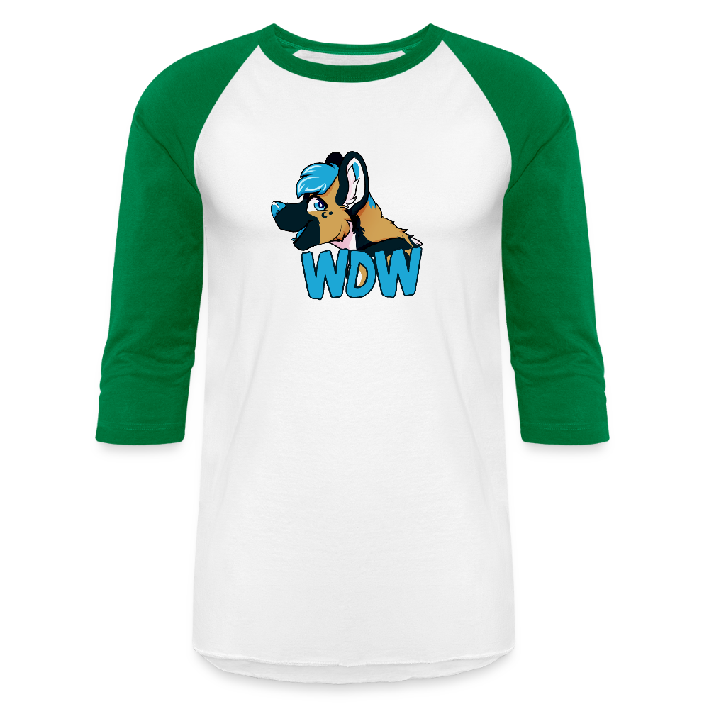 Baseball T-Shirt - white/kelly green