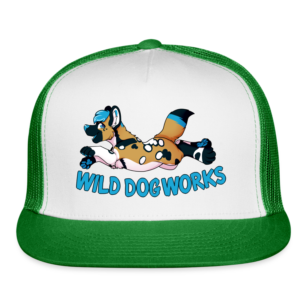 Trucker Hat - white/kelly green