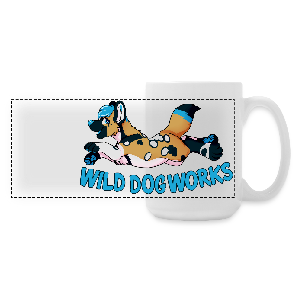 Panoramic Coffee/Tea Mug 15 oz - white