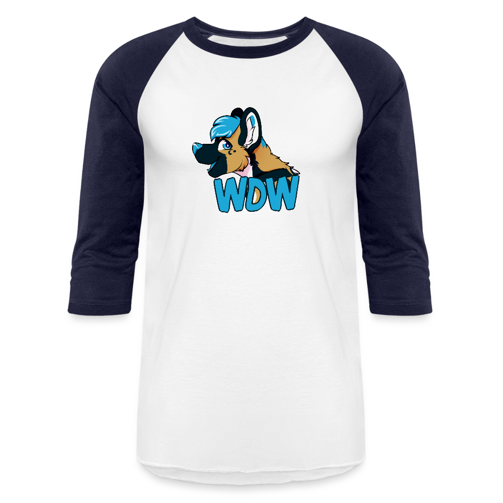 Baseball T-Shirt - white/navy