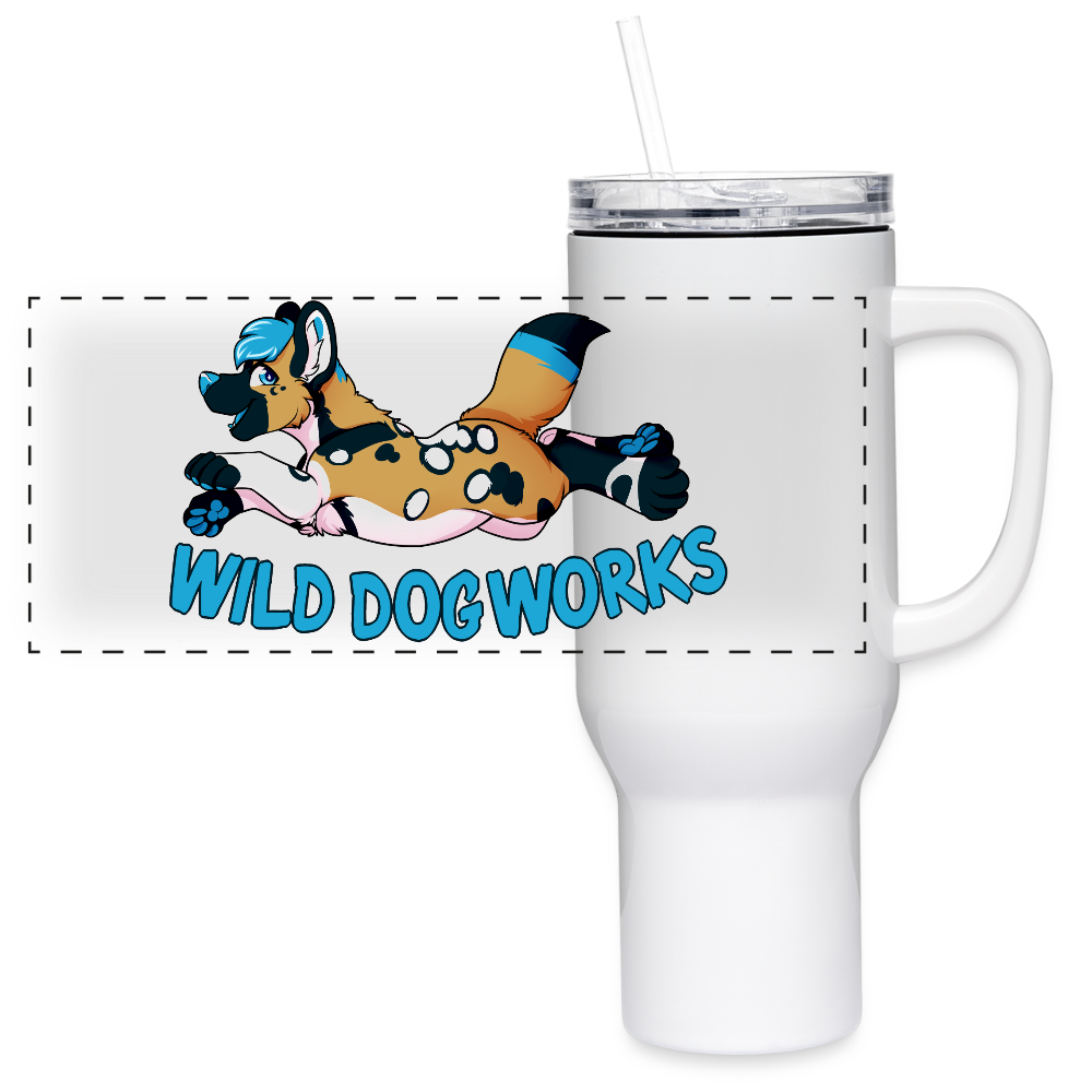 40 oz Travel Tumbler - white