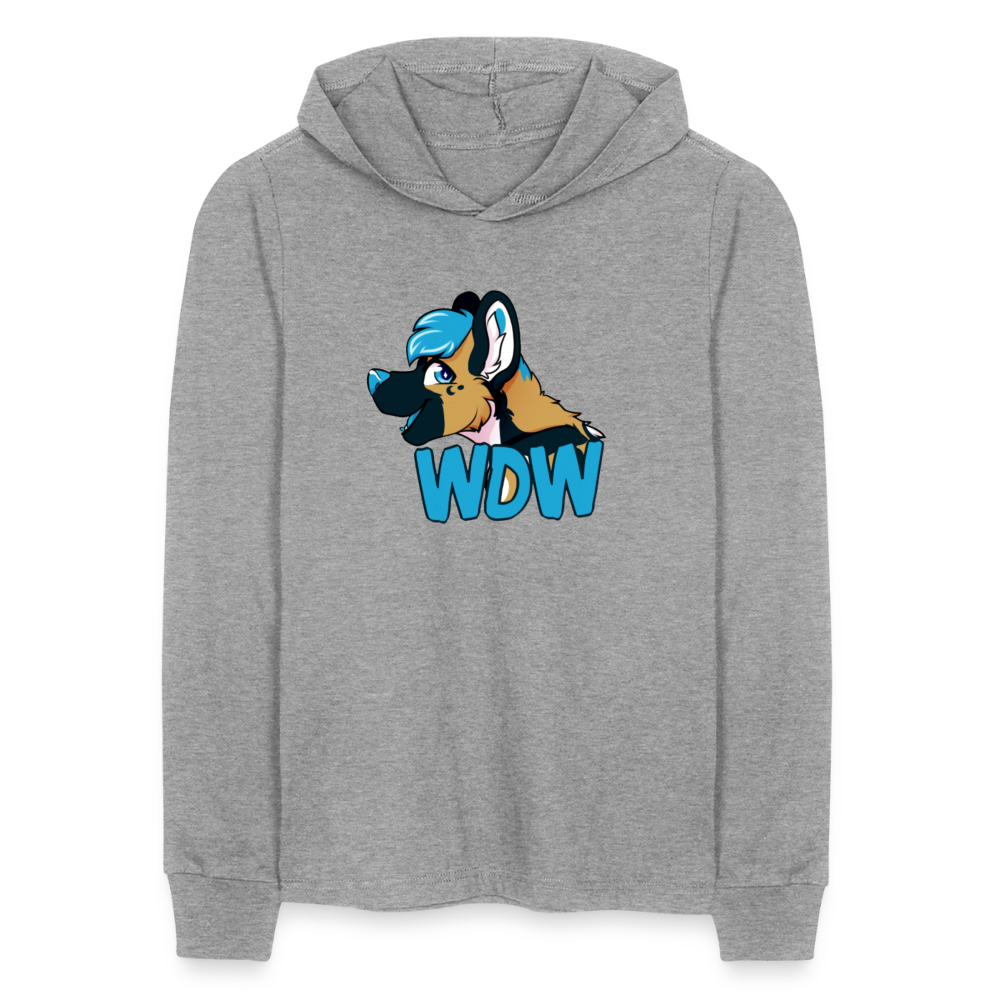 Unisex Long Sleeve Hoodie Shirt - heather grey
