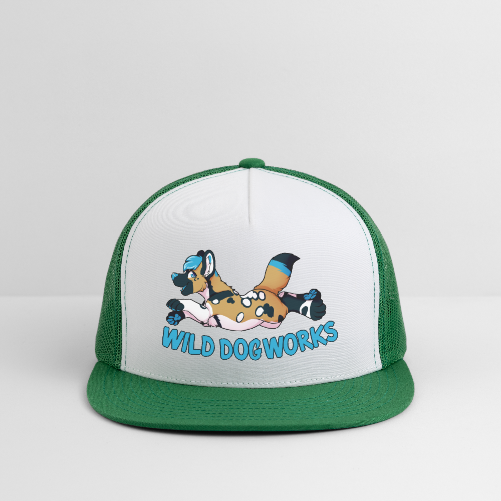 Trucker Hat - white/kelly green