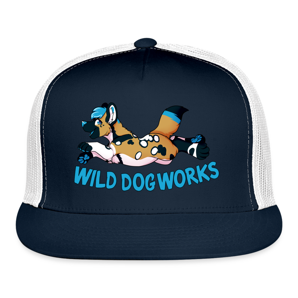 Trucker Hat - navy/white