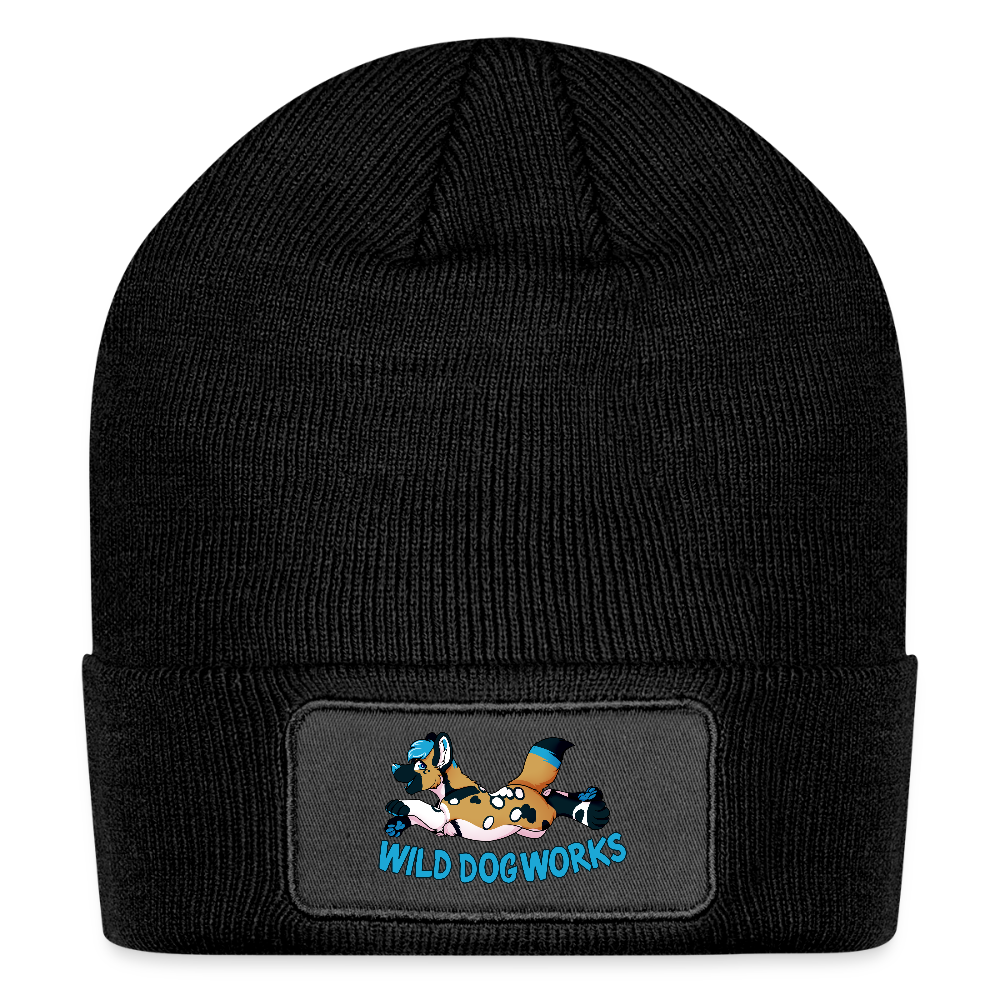 Patch Beanie - black