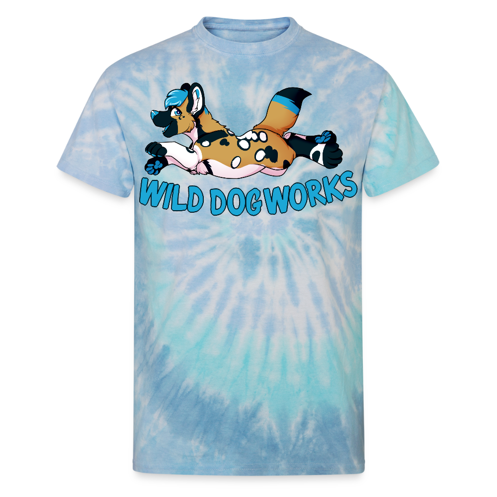 Unisex Tie Dye T-Shirt - blue lagoon