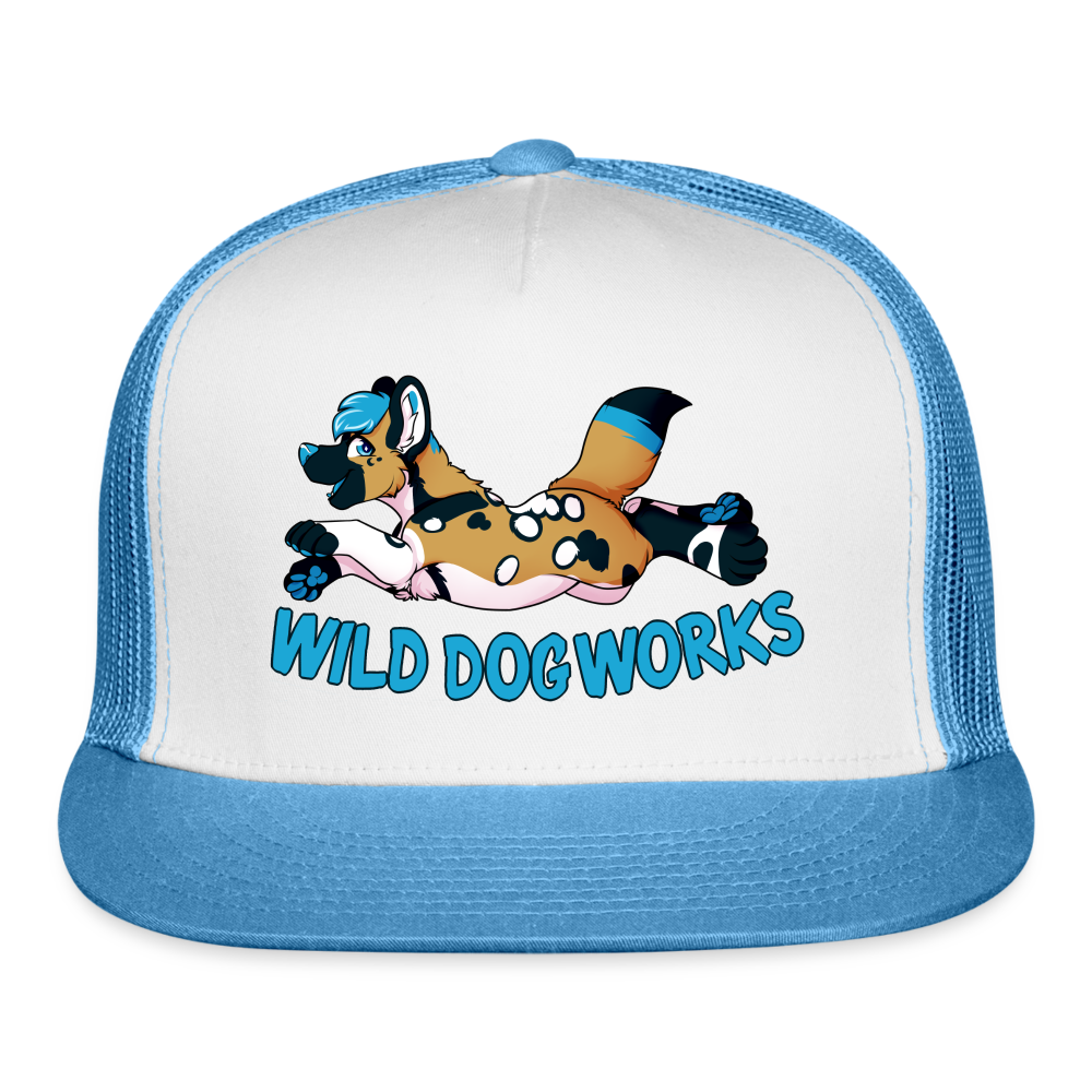 Trucker Hat - white/blue