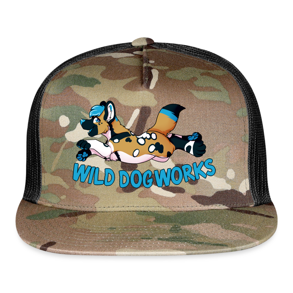 Trucker Hat - MultiCam\black