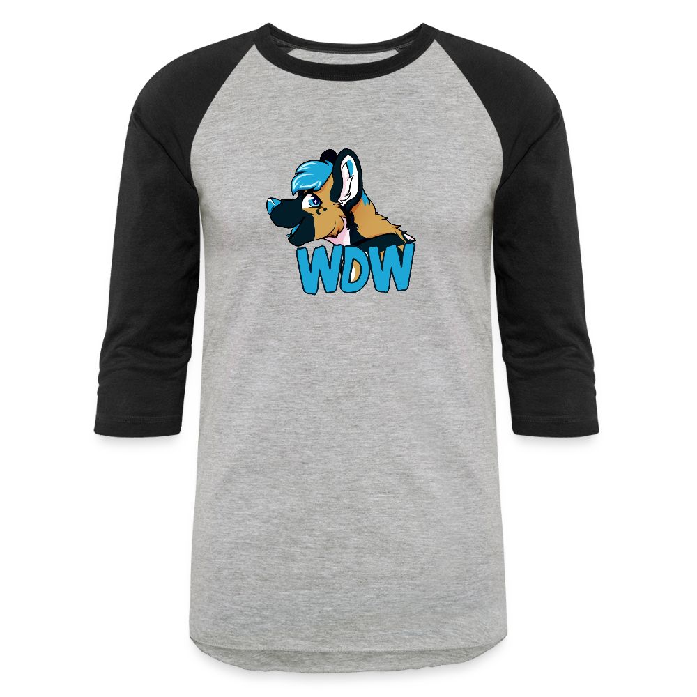Baseball T-Shirt - heather gray/black