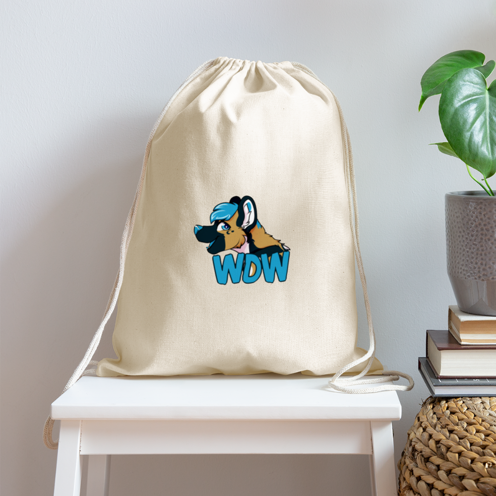 Cotton Drawstring Bag - natural