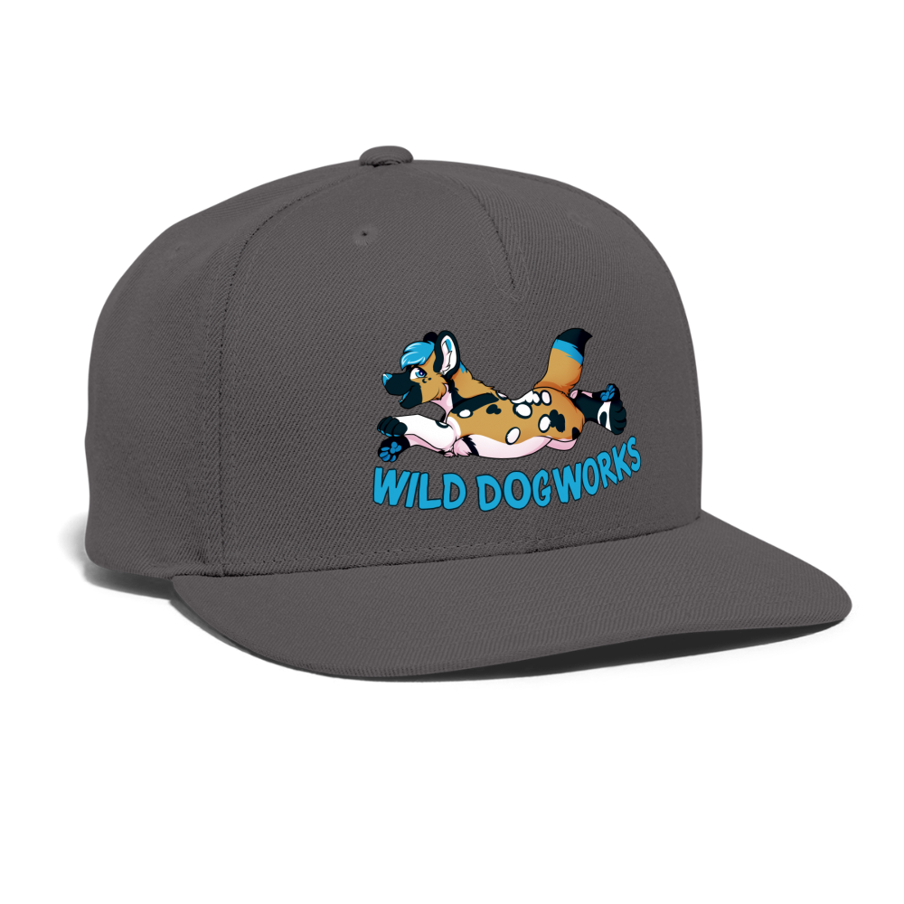 Snapback Baseball Cap - dark grey