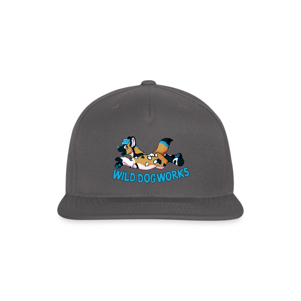 Snapback Baseball Cap - dark grey