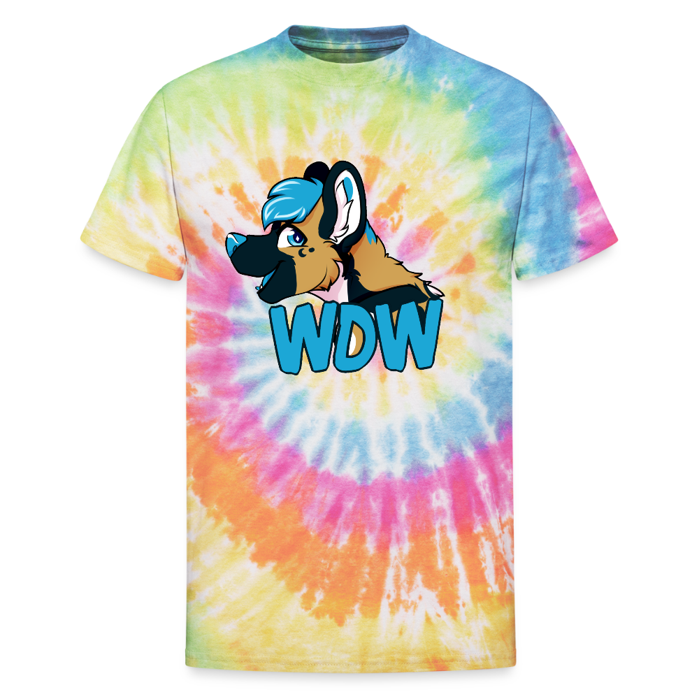 Unisex Tie Dye T-Shirt - rainbow
