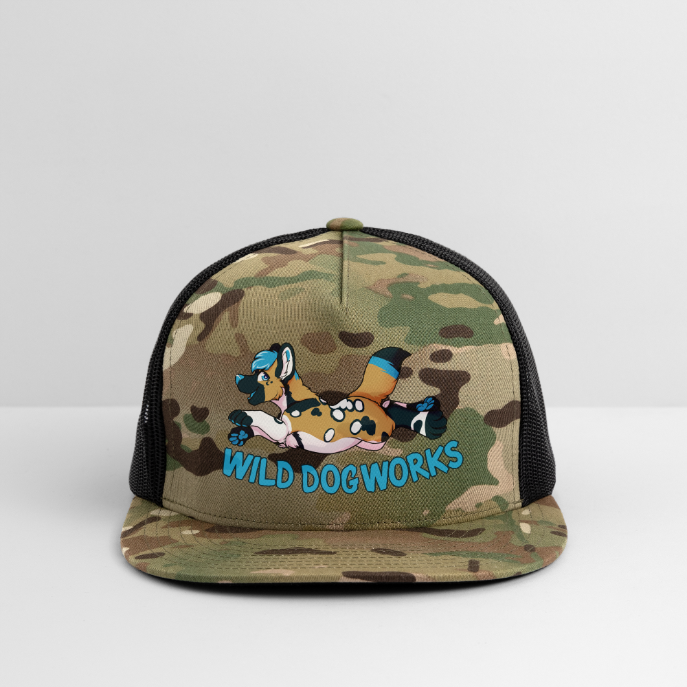 Trucker Hat - MultiCam\black