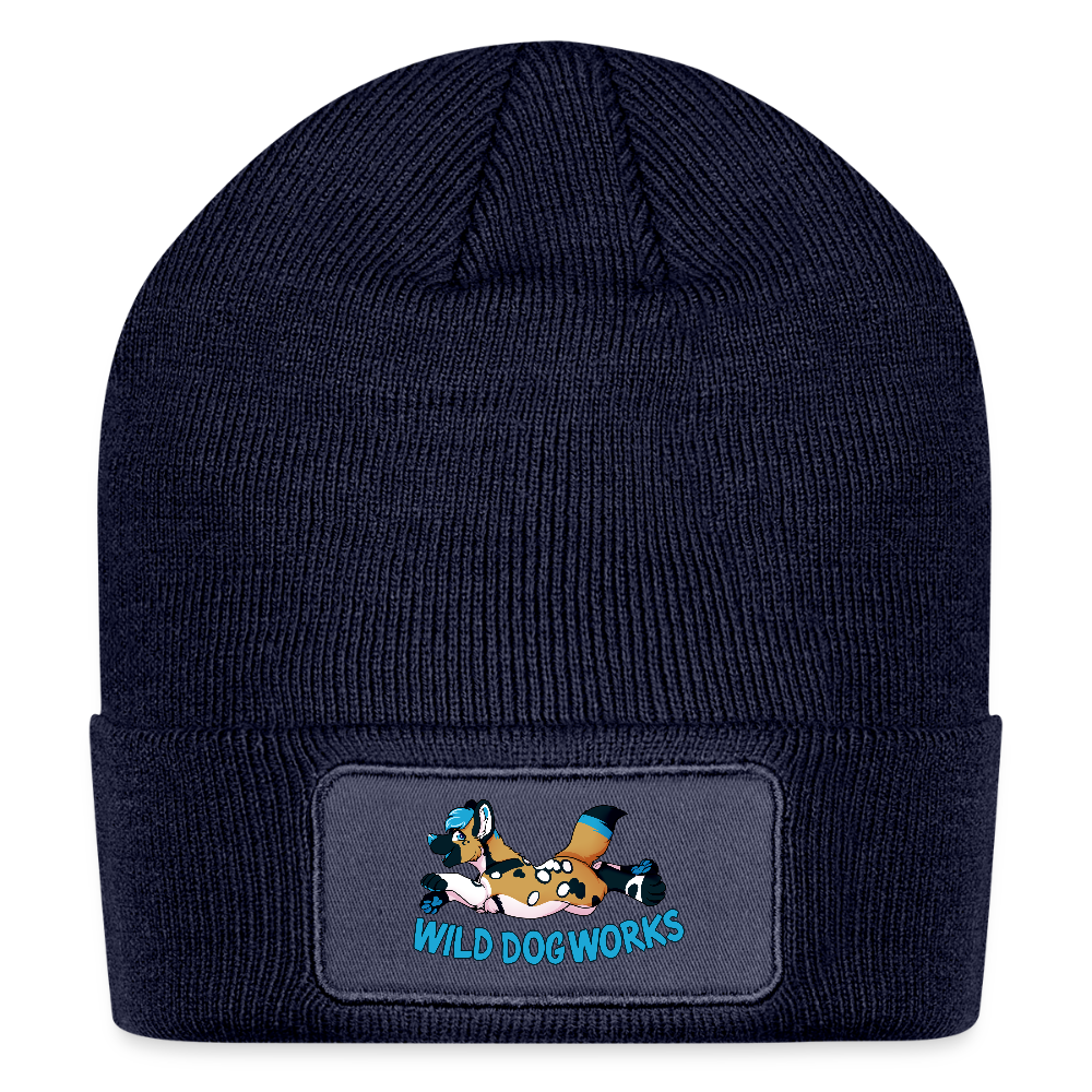 Patch Beanie - navy