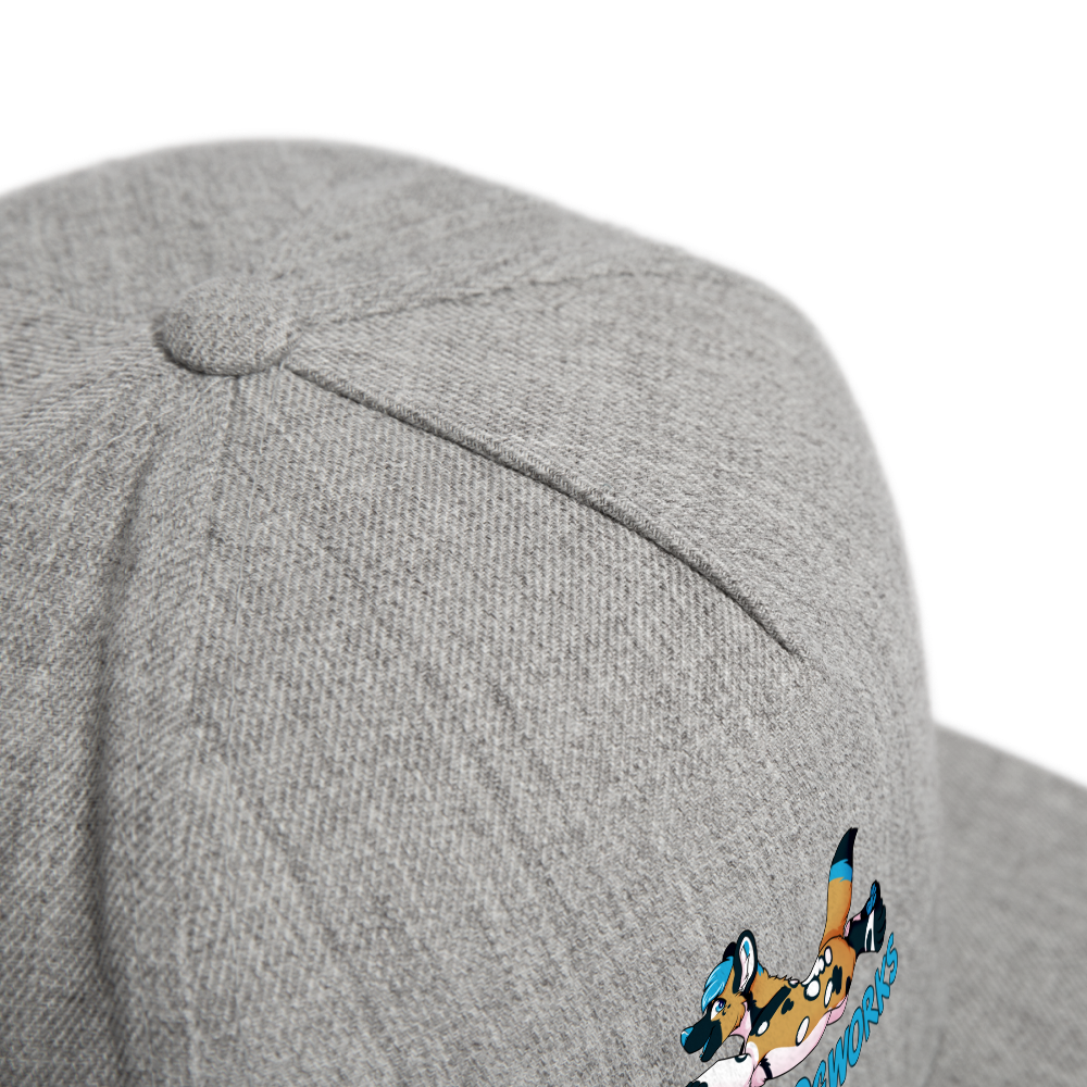 Snapback Baseball Cap - heather gray
