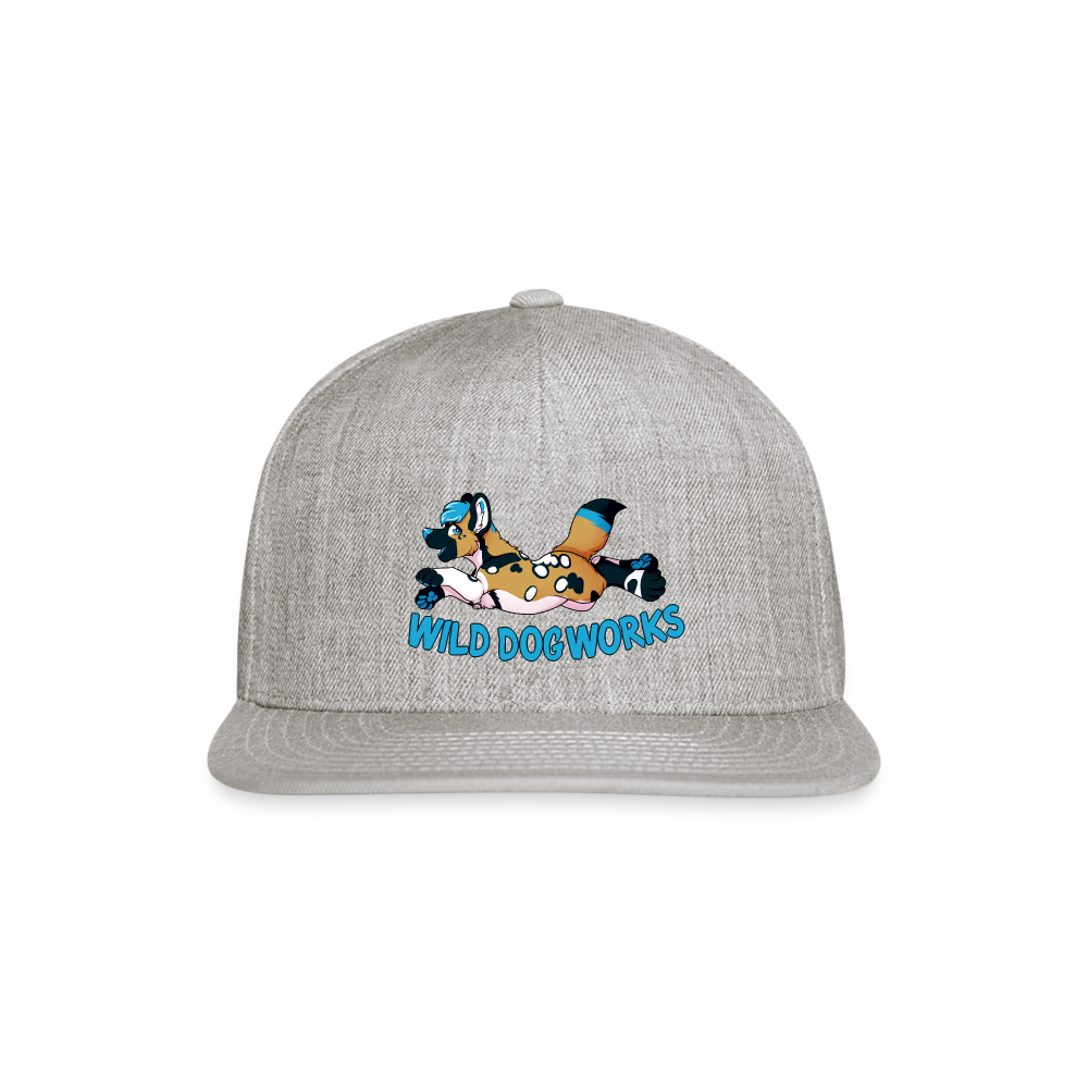 Snapback Baseball Cap - heather gray