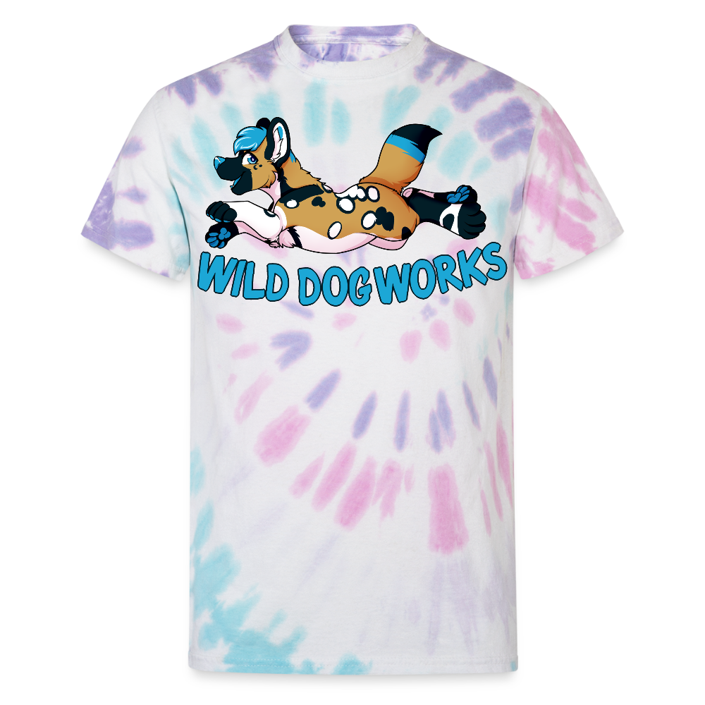 Unisex Tie Dye T-Shirt - Pastel Spiral