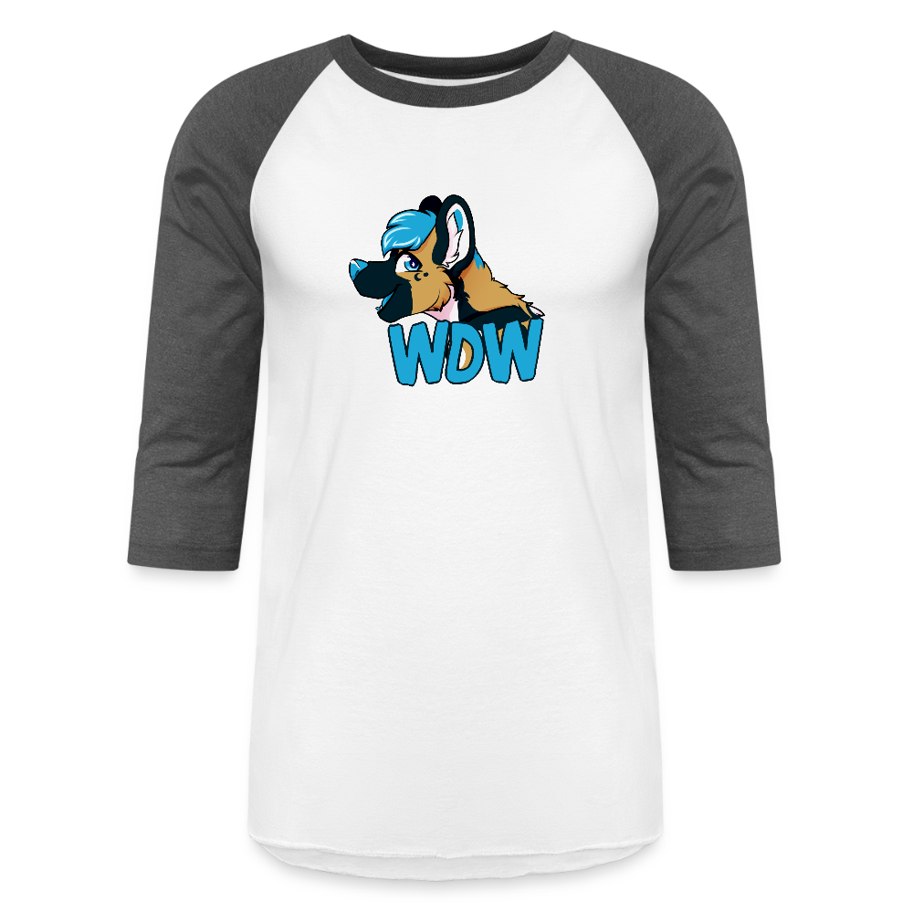Baseball T-Shirt - white/charcoal