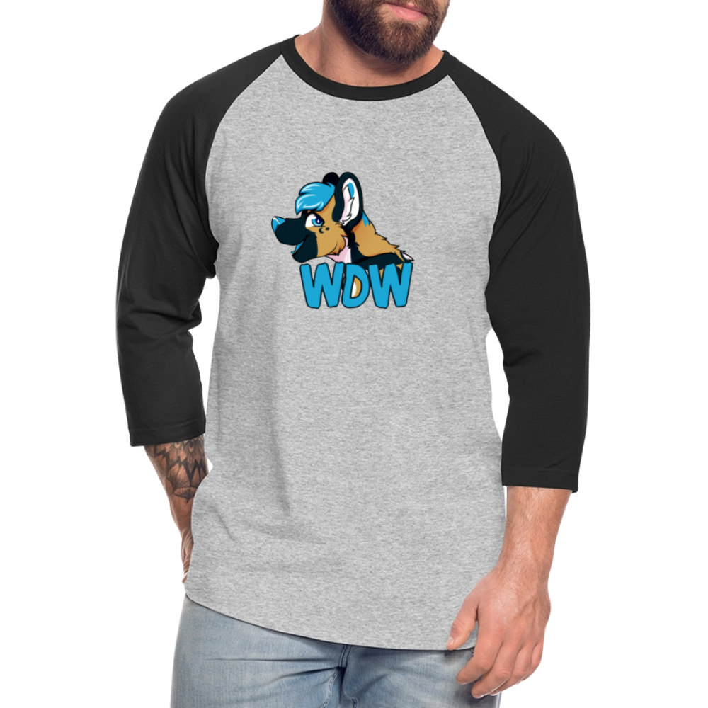 Baseball T-Shirt - heather gray/black