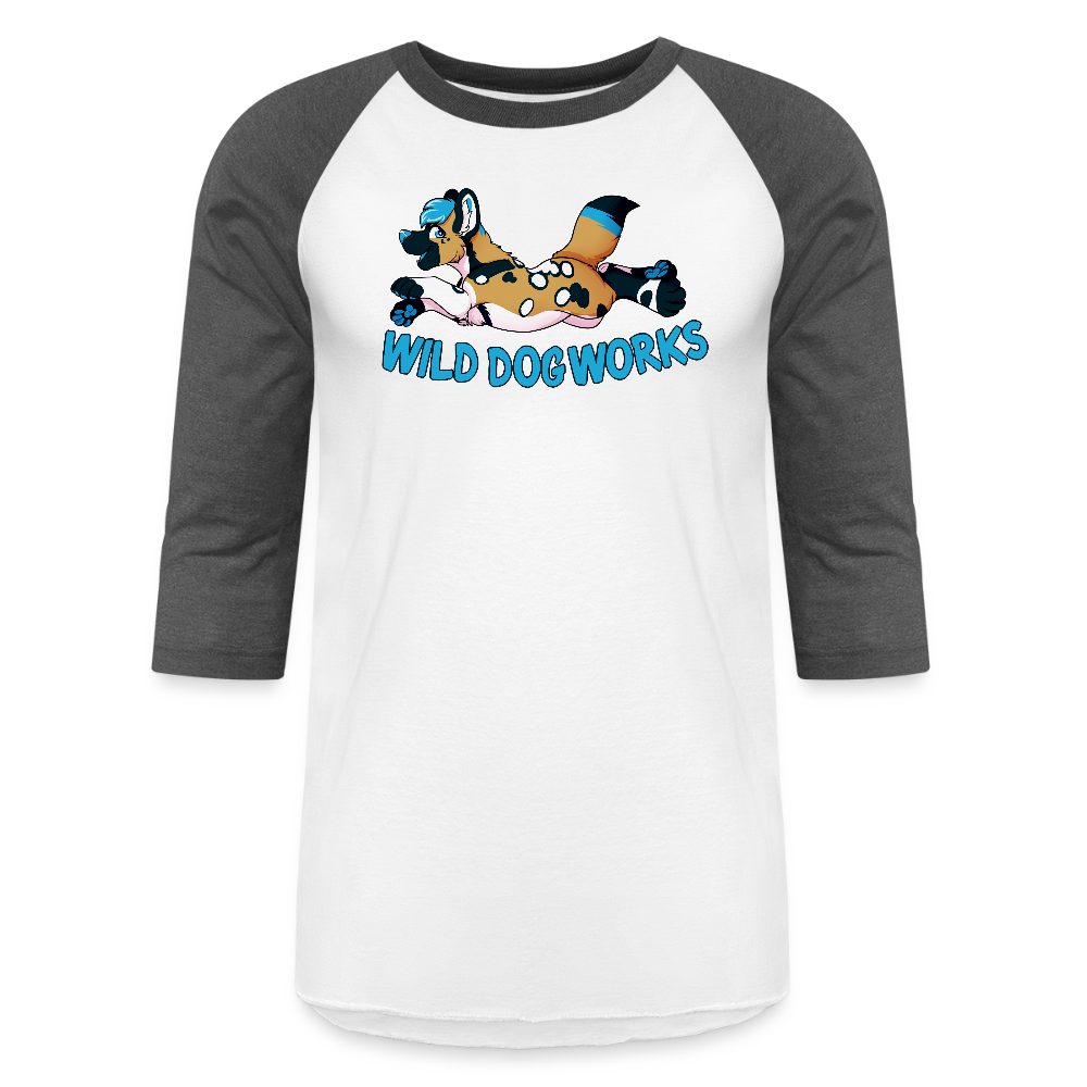 Baseball T-Shirt - white/charcoal