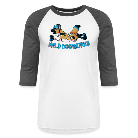 Baseball T-Shirt - white/charcoal
