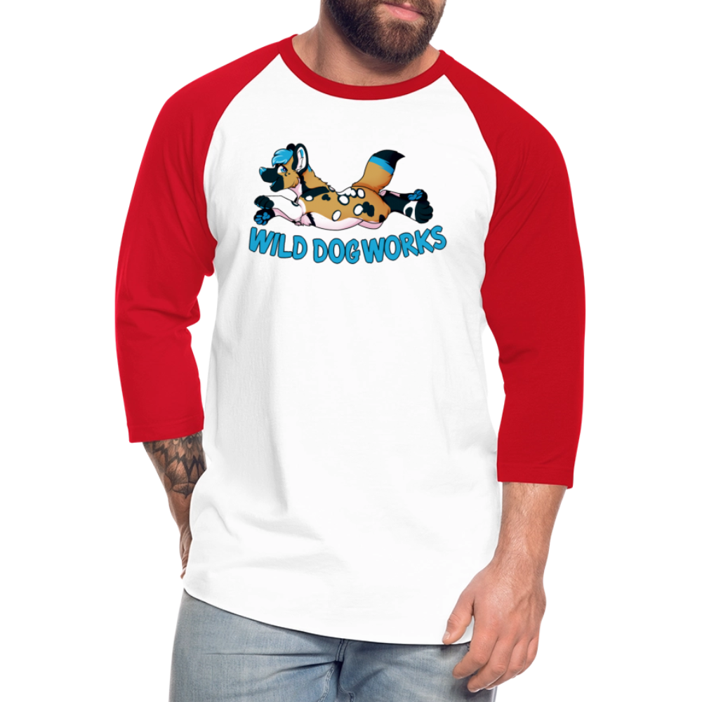 Baseball T-Shirt - white/red