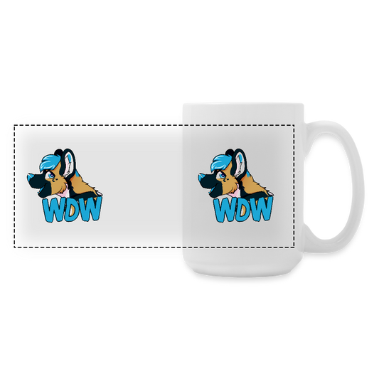 Panoramic Coffee/Tea Mug 15 oz - white