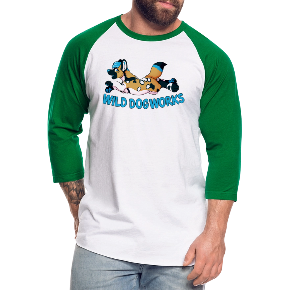 Baseball T-Shirt - white/kelly green