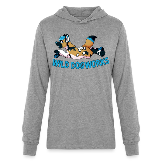Unisex Long Sleeve Hoodie Shirt - heather grey