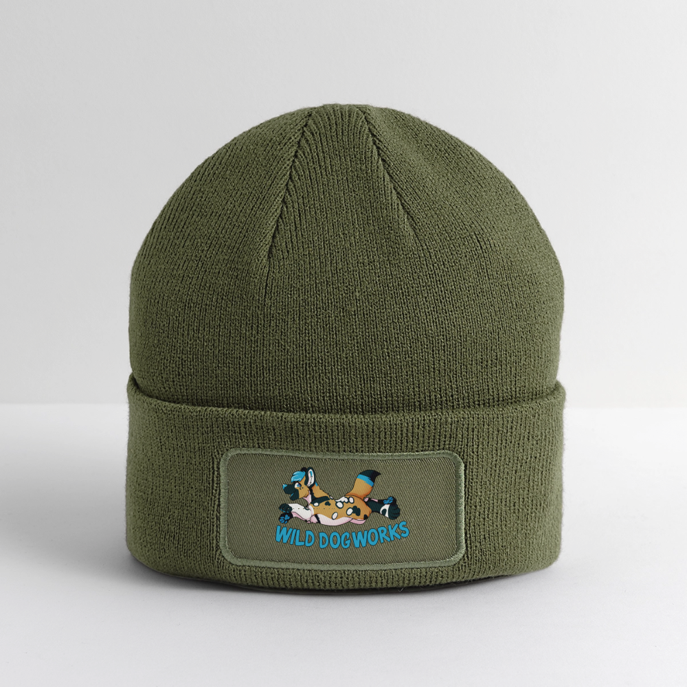 Patch Beanie - olive