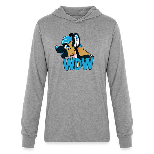Unisex Long Sleeve Hoodie Shirt - heather grey