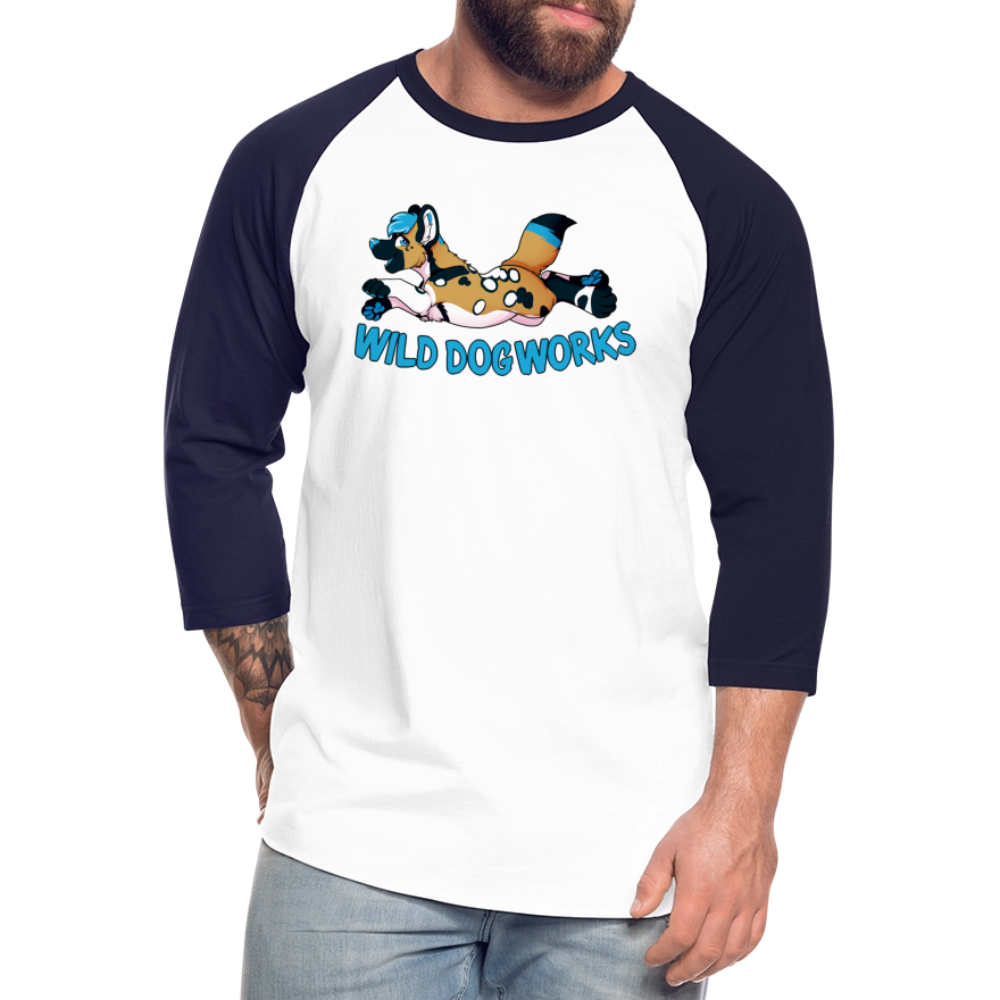 Baseball T-Shirt - white/navy