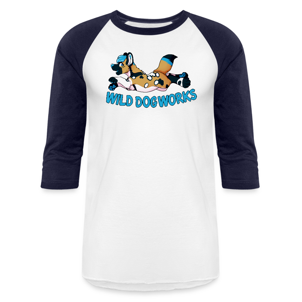 Baseball T-Shirt - white/navy