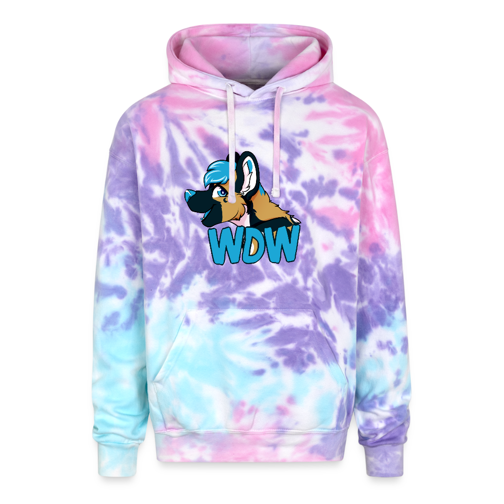 Adult Tie Dye Hoodie - cotton candy